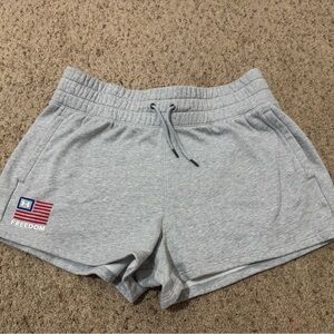 Women’s Under Armour Freedom Gray Athletic Shorts